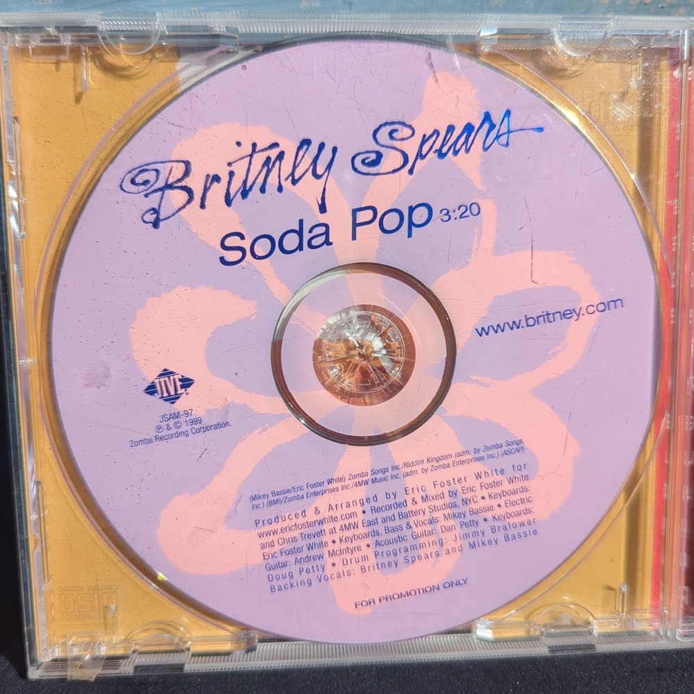 Britney Spears CD‎ single Soda Pop Promo rare 1999